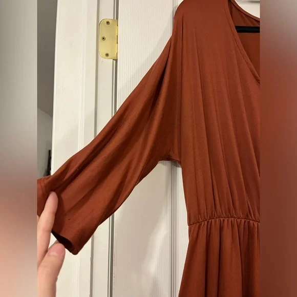 Rust Color Dress - Picture 6 of 6